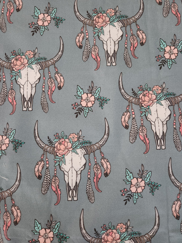 Softies Bugaboo Butterfly Pram Liner BOHO SKULL