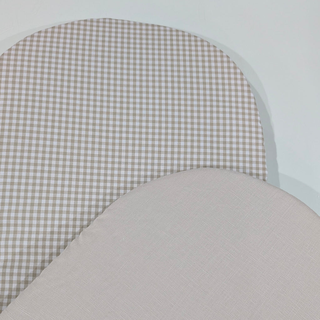 uppababy bassinet lining * UPPABABY PRAM BASSINET LINER, FITS ALL UPPABABY BASSINETS. neutral linen  / small gingham