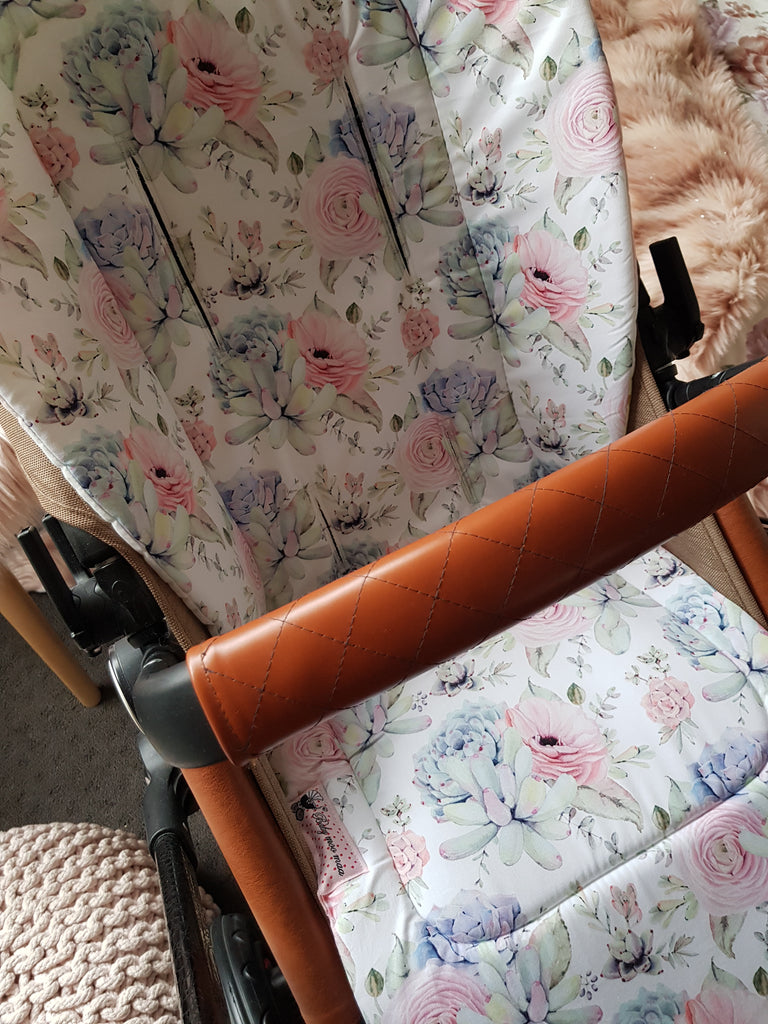 Pram Liner CHOOSE YOUR OWN FABRIC “Cactus” Baby Moo Maa
