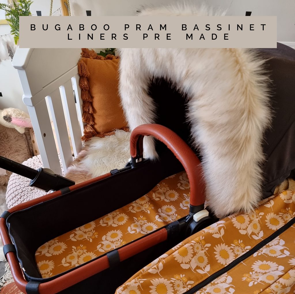 BUGABOO PRAM BASSINET LINERS PRE MADE