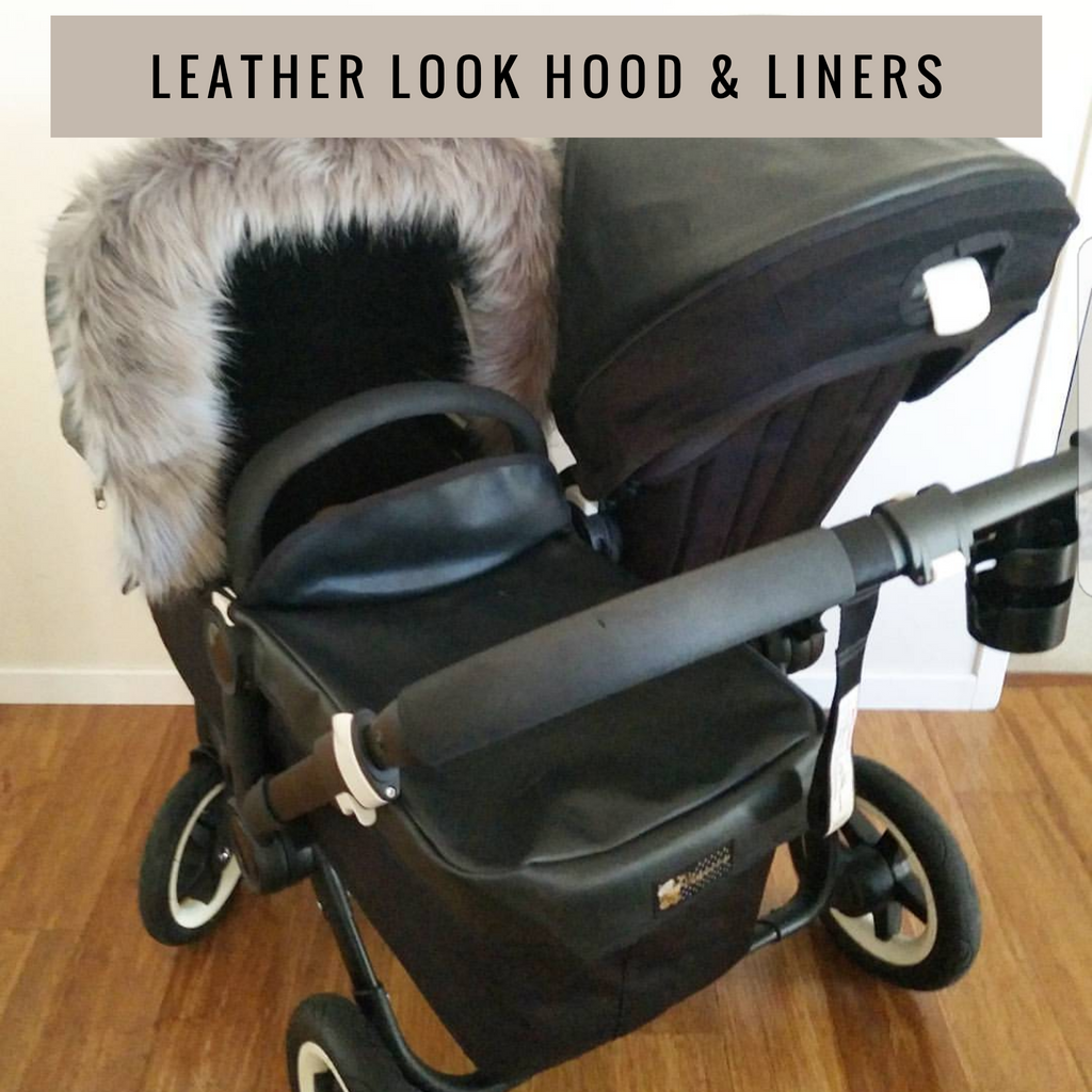 Leather Look Pram Hood & Liners