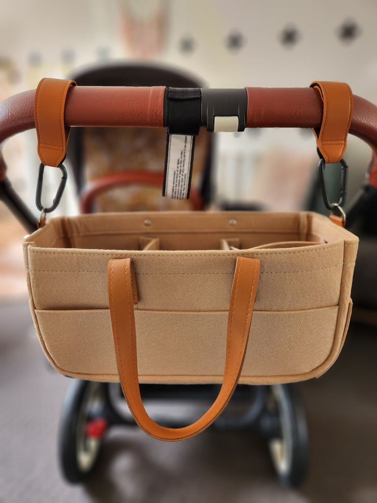 bugaboo pram caddy Pram Caddy CARAMEL reduced to clear