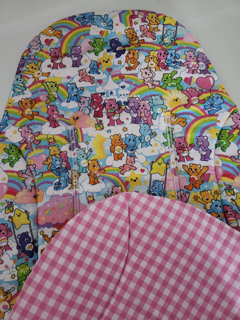 Deluxe Bugaboo Butterfly Pram Liner FUN BEARS / CANDY GINGHAM