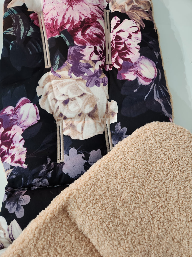uppababy strap pads SOFTIES Uppababy Vista 2 & Cruz 2 Pram Liner Main Seat DARK FLORAL / T