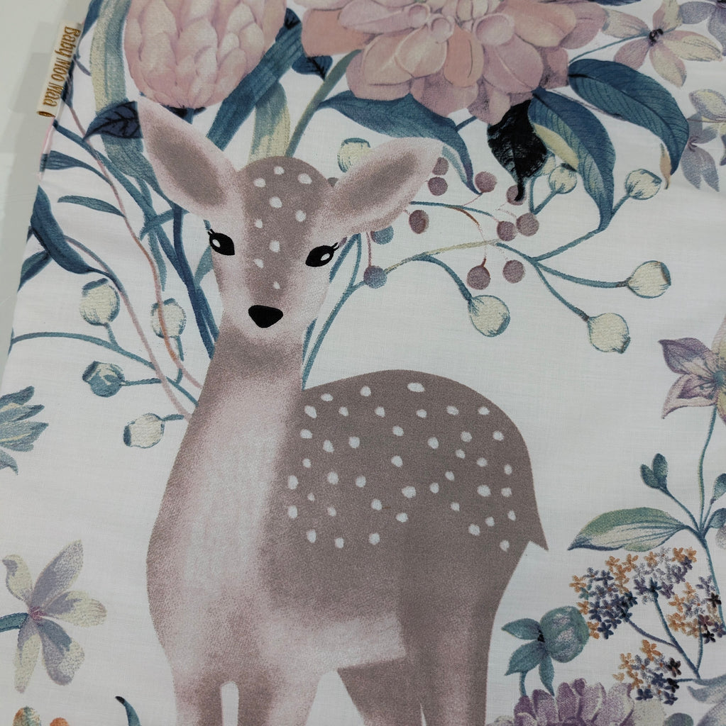 UPPABABY PRAM BASSINET LINER, FITS ALL UPPABABY BASSINETS. enchanted woodlands / pink floral