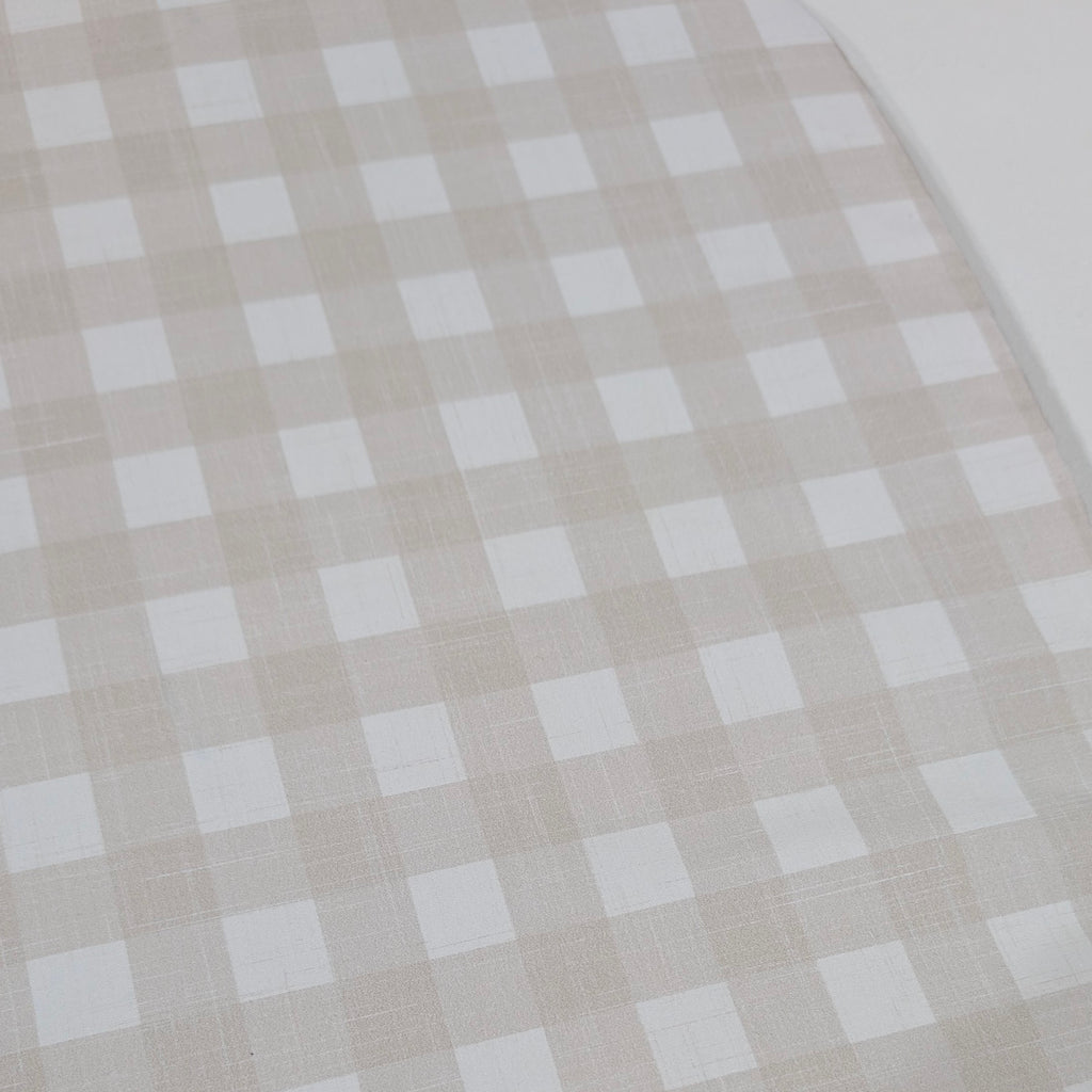 UPPABABY PRAM BASSINET LINER, FITS ALL UPPABABY BASSINETS. inch gingham soft beige