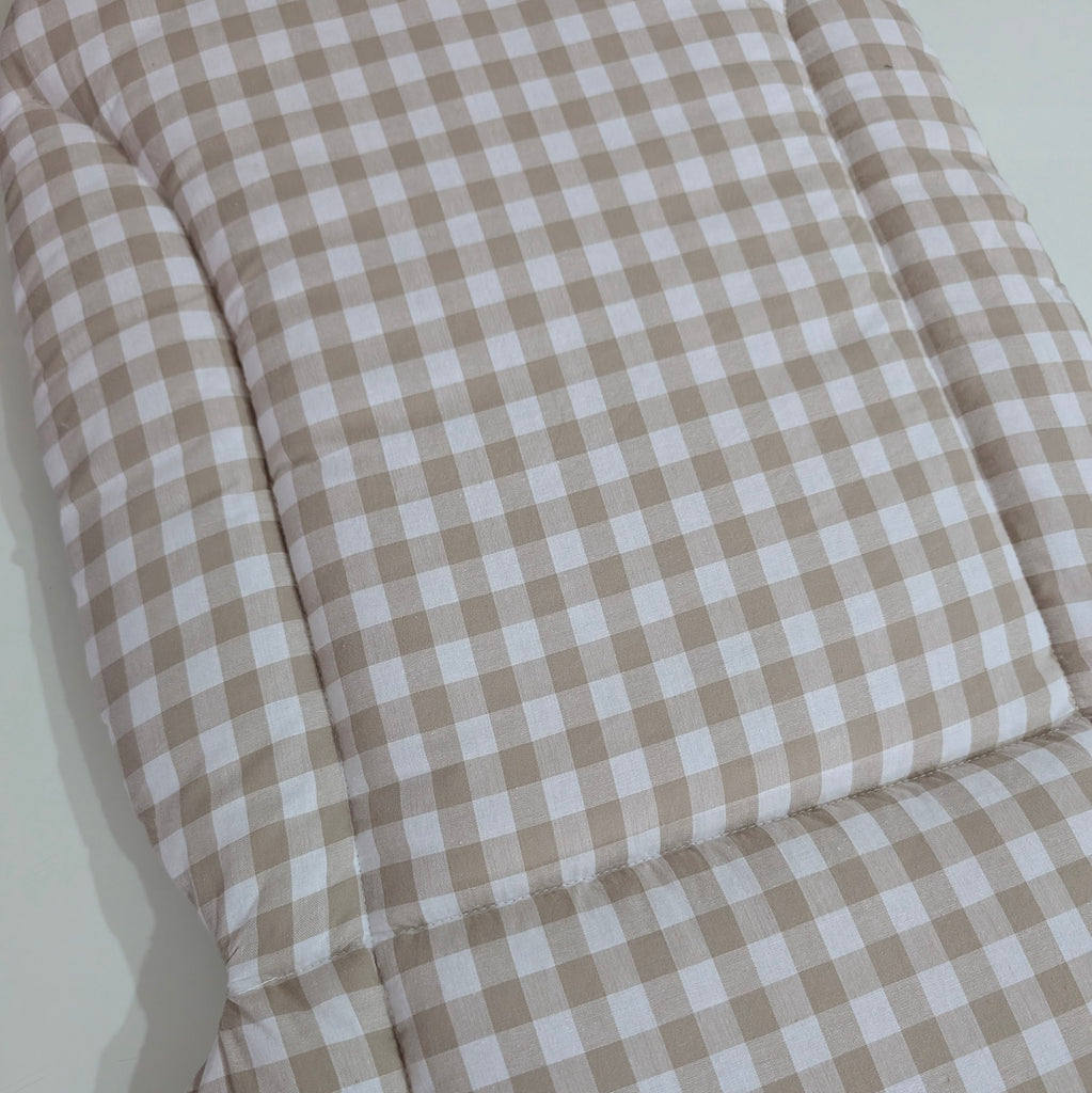 SOFTIES BUGABOO BUTTERFLY PRAM LINER beach holiday / beige gingham