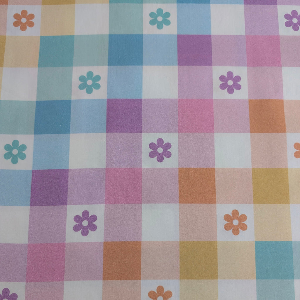 DELUXE UPPABABY VISTA 3, 2 & 1 AND CRUZ 3 & 2 PRAM LINER MAIN SEAT orchard / pastel floral gingham