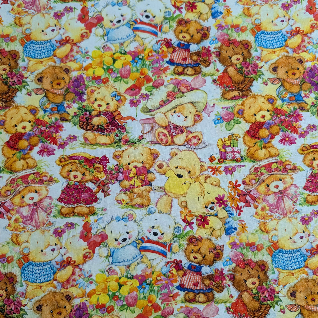 DELUXE UPPABABY VISTA 3, 2 & 1 AND CRUZ 3 & 2 PRAM LINER MAIN SEAT bear party