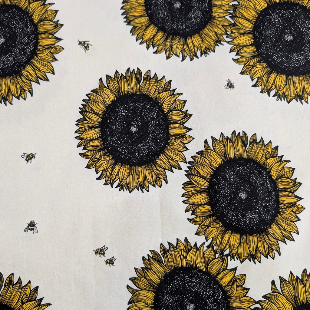 DELUXE UPPABABY VISTA 3, 2 & 1 AND CRUZ 3 & 2 PRAM LINER MAIN SEAT sunflower and bee