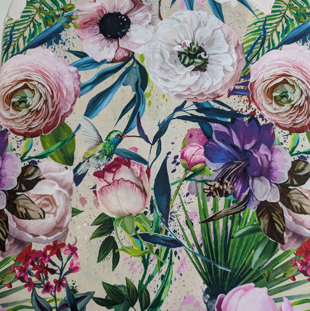 DELUXE UPPABABY VISTA 3, 2 & 1 AND CRUZ 3 & 2 PRAM LINER MAIN SEAT garden blooms