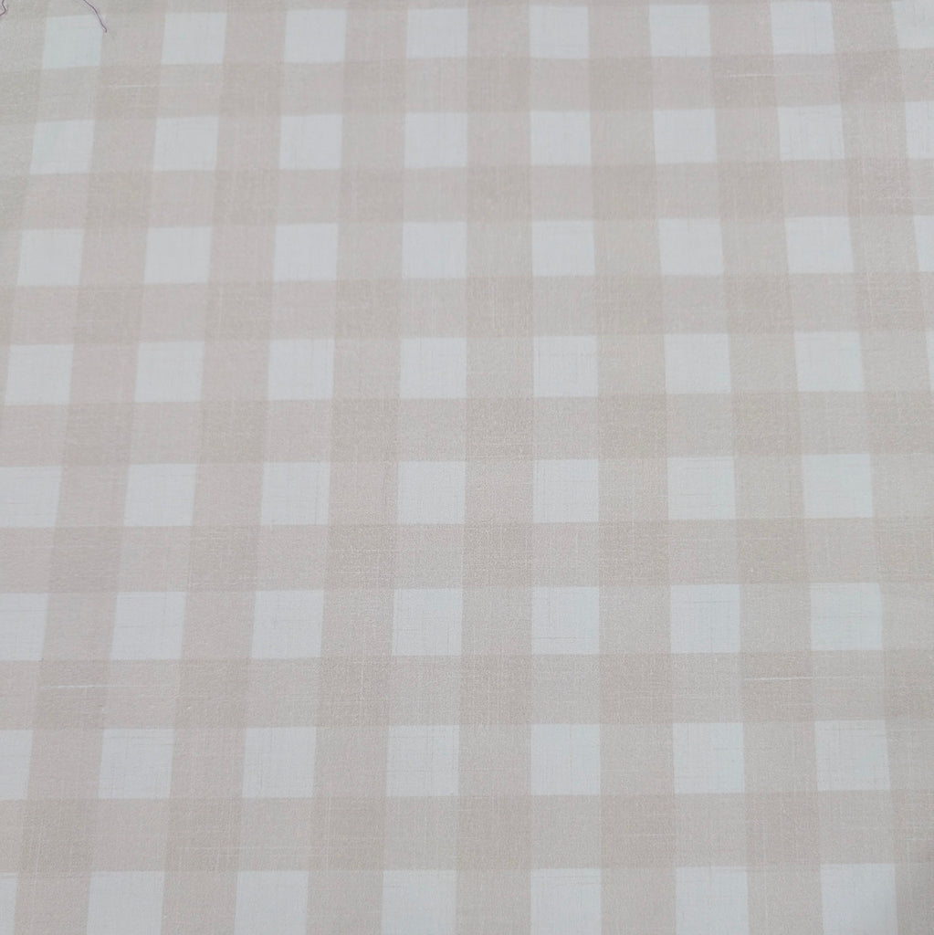 DELUXE UPPABABY VISTA 3, 2 & 1 AND CRUZ 3 & 2 PRAM LINER MAIN SEAT inch gingham beige