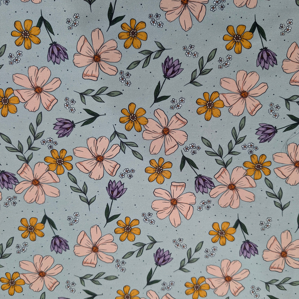 DELUXE UPPABABY VISTA 3, 2 & 1 AND CRUZ 3 & 2 PRAM LINER MAIN SEAT meadow floral