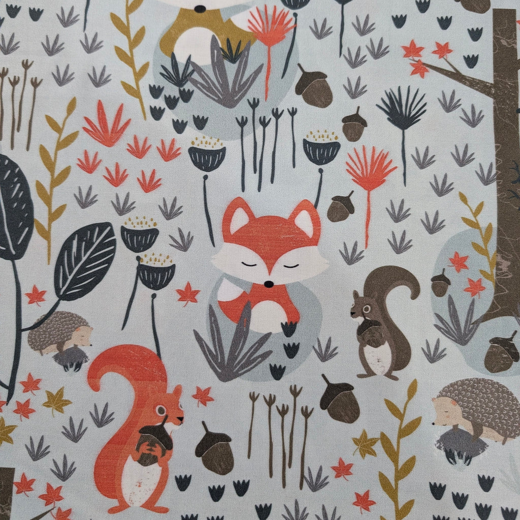 DELUXE UPPABABY VISTA 3, 2 & 1 AND CRUZ 3 & 2 PRAM LINER MAIN SEAT blue forest friends