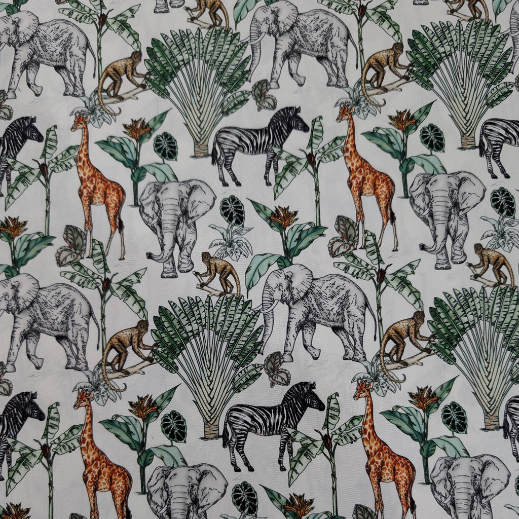 DELUXE UPPABABY VISTA 3, 2 & 1 AND CRUZ 3 & 2 PRAM LINER MAIN SEAT jungle sketch