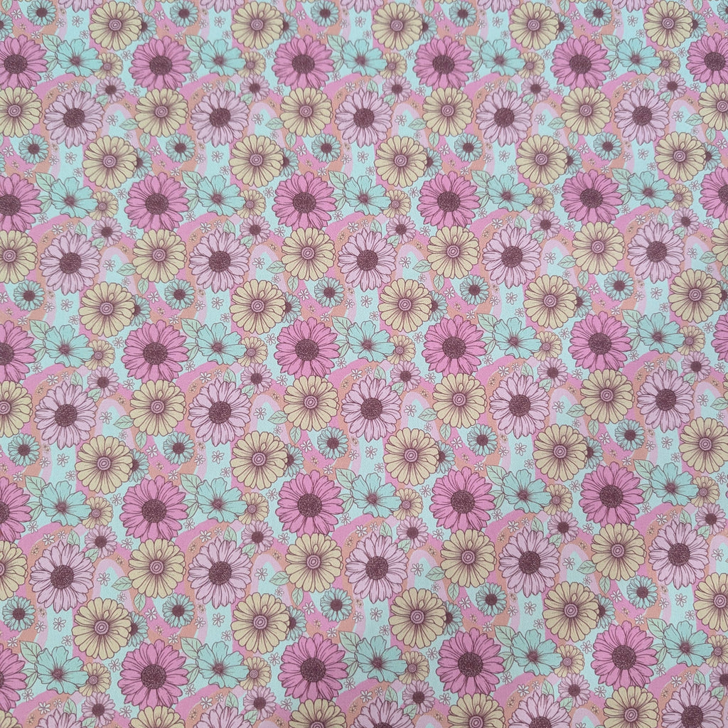 UPPABABY PRAM BASSINET LINER, FITS ALL UPPABABY BASSINETS. pastel flowers