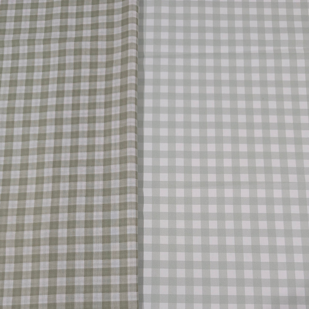 UPPABABY PRAM BASSINET LINER, FITS ALL UPPABABY BASSINETS. sage gingham / olive gingham