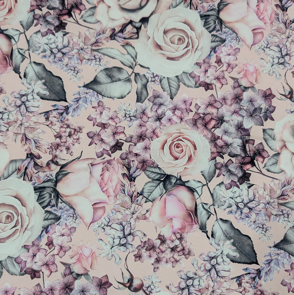 UPPABABY PRAM BASSINET LINER, FITS ALL UPPABABY BASSINETS. plum floral