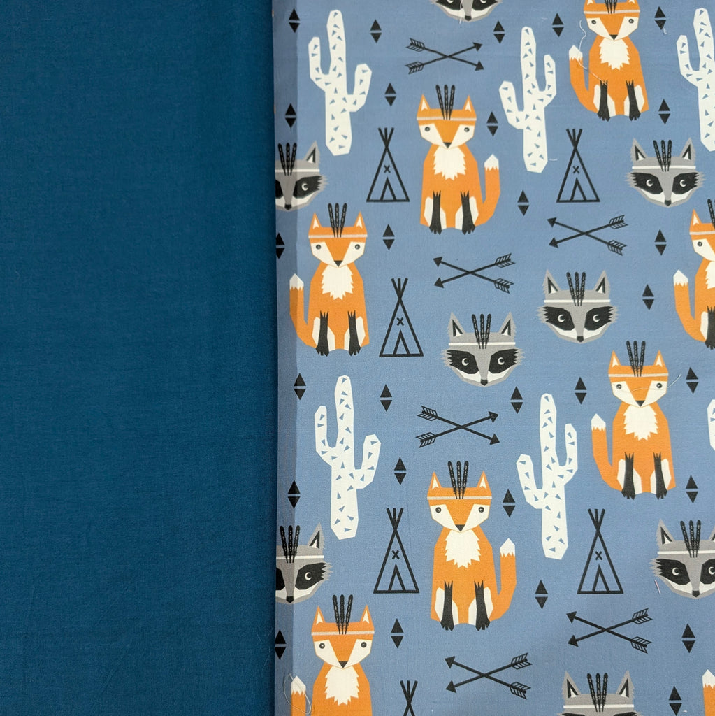 UPPABABY PRAM BASSINET LINER, FITS ALL UPPABABY BASSINETS. denim friends