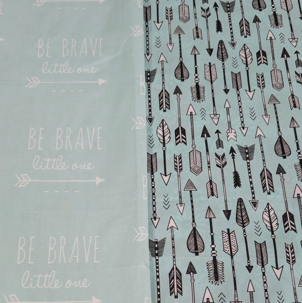 DELUXE UNIVERSAL FIT PRAM LINER mint be brave / arrow