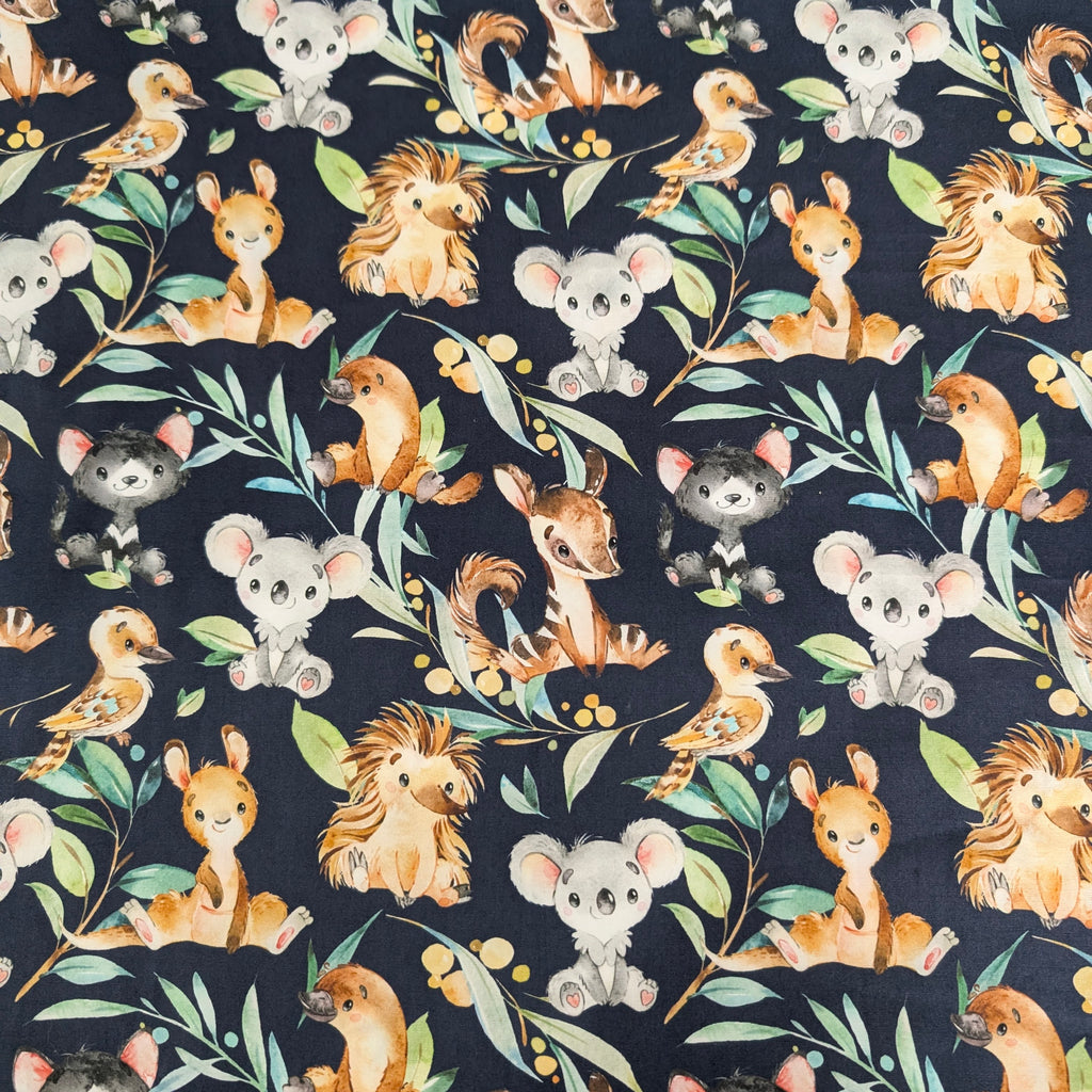 SOFTIES BUGABOO BUTTERFLY PRAM LINER navy aussie animals