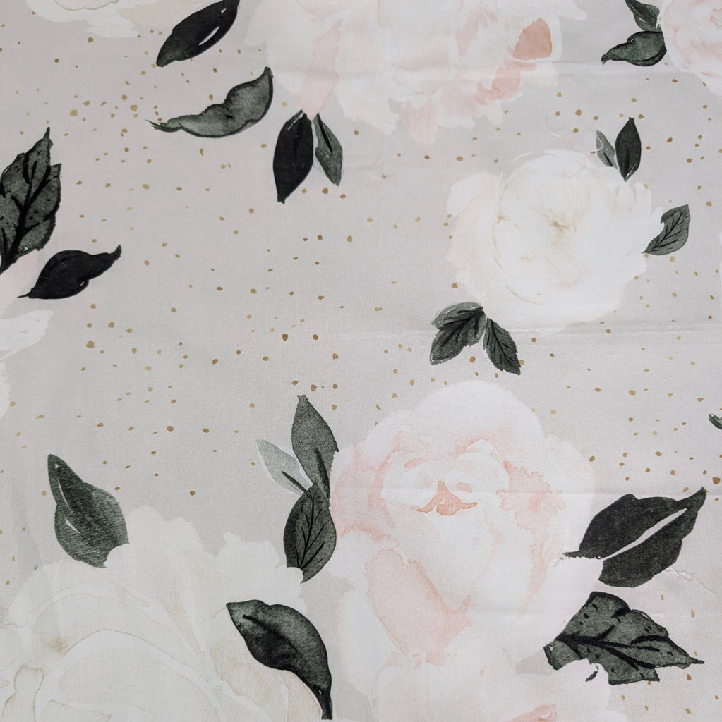 SOFTIES BUGABOO BUTTERFLY PRAM LINER dove grey floral