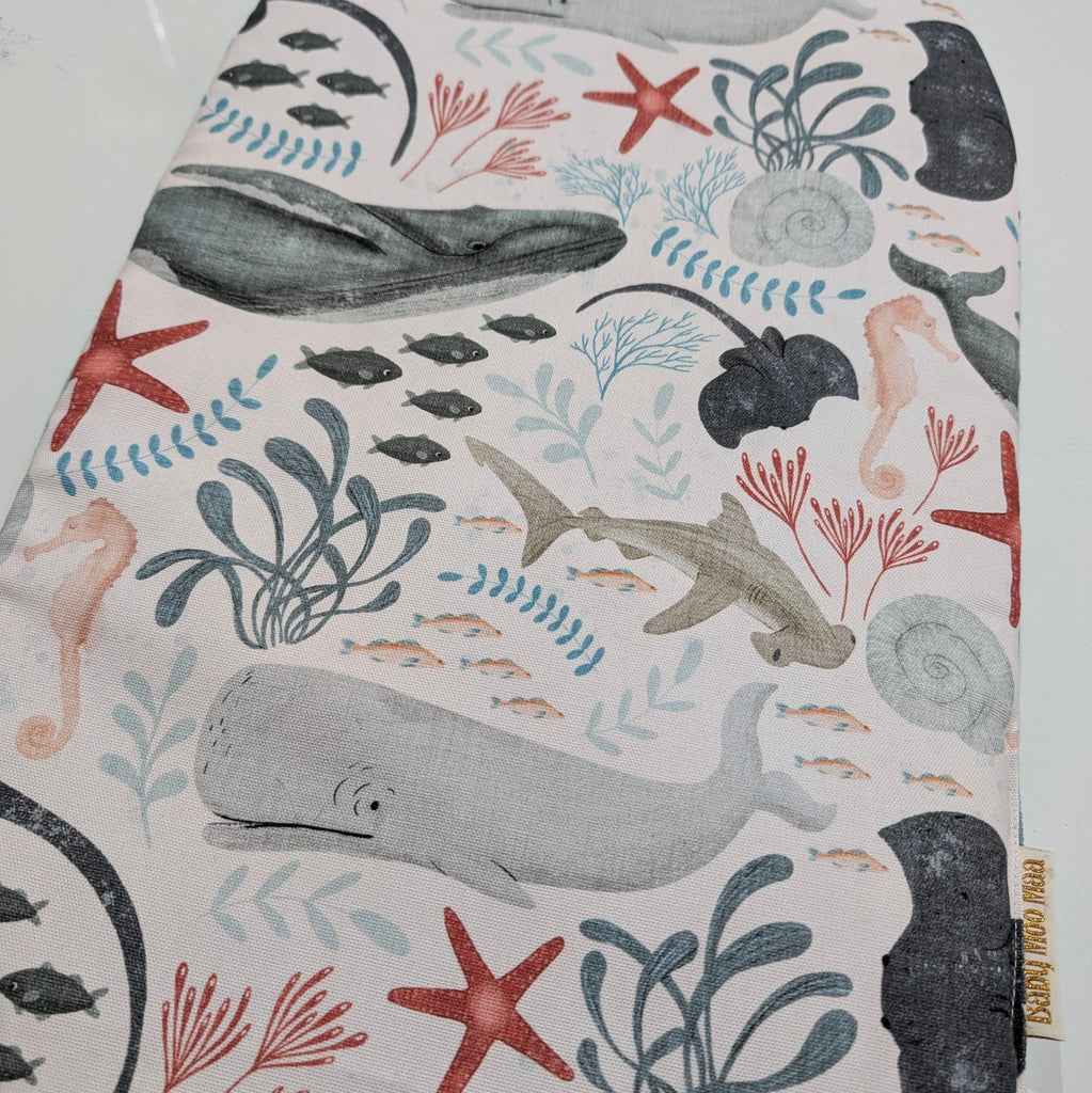 UPPABABY PRAM BASSINET LINER, FITS ALL UPPABABY BASSINETS. under the sea