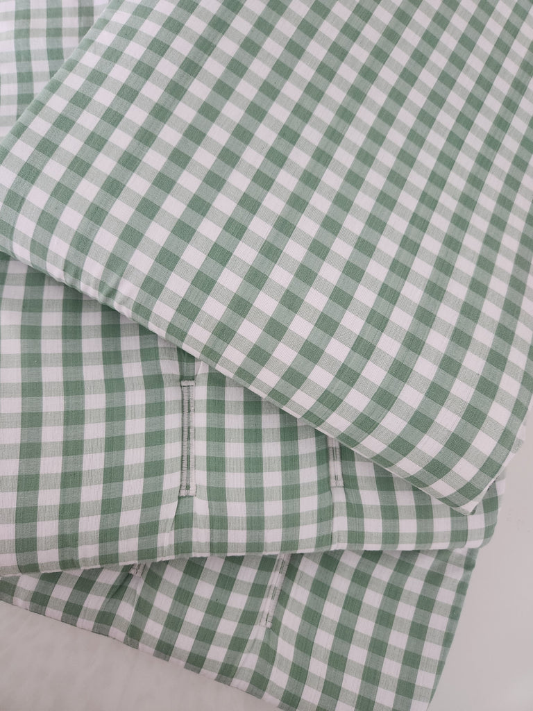 Deluxe Uppababy Vista 2 & Cruz 2 Pram Liner Main Seat Emerald GINGHAM